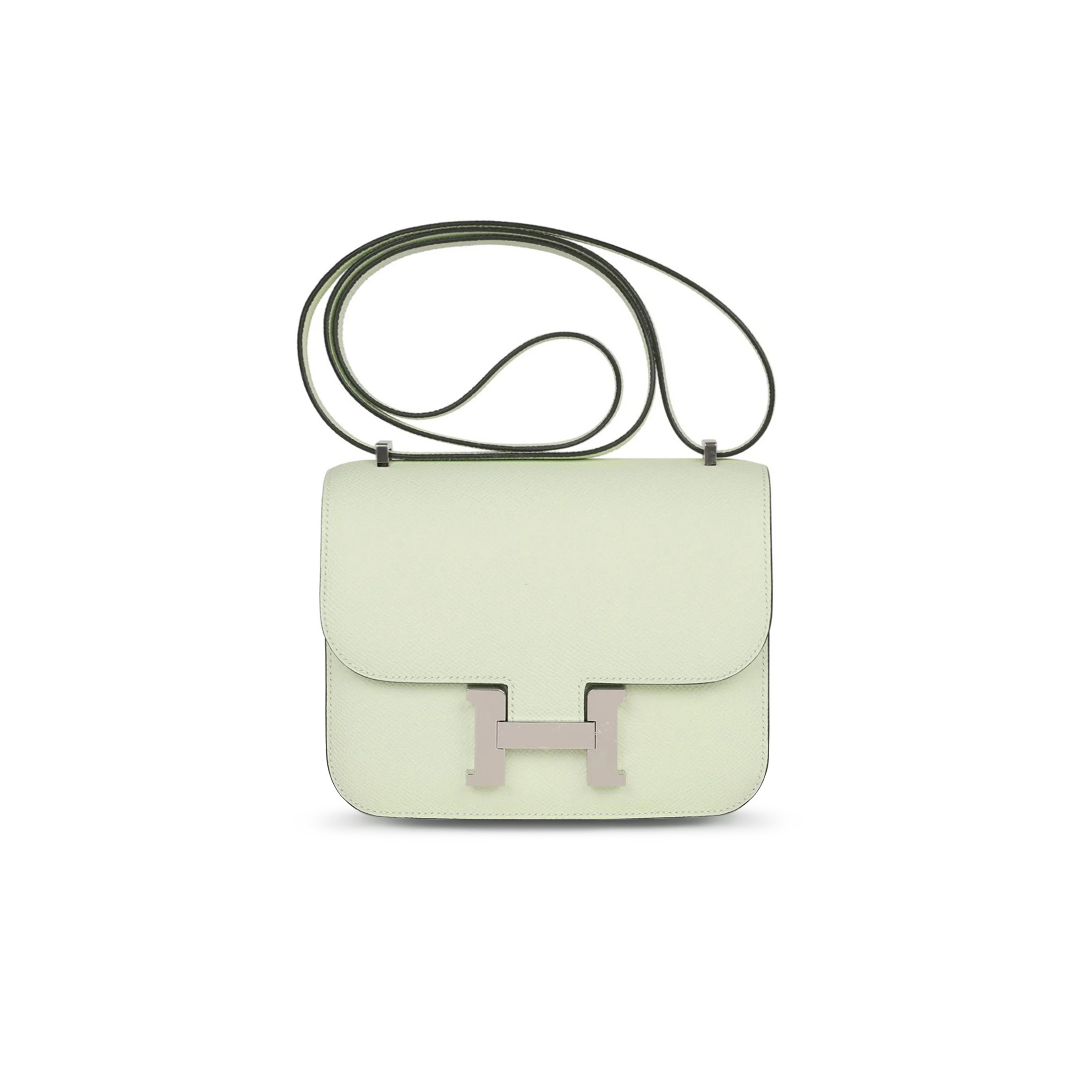 HERMES MASTER CONSTANCE 18 EPSOM 0S VERT FIZZ H083905CK0S(19*15*4cm)